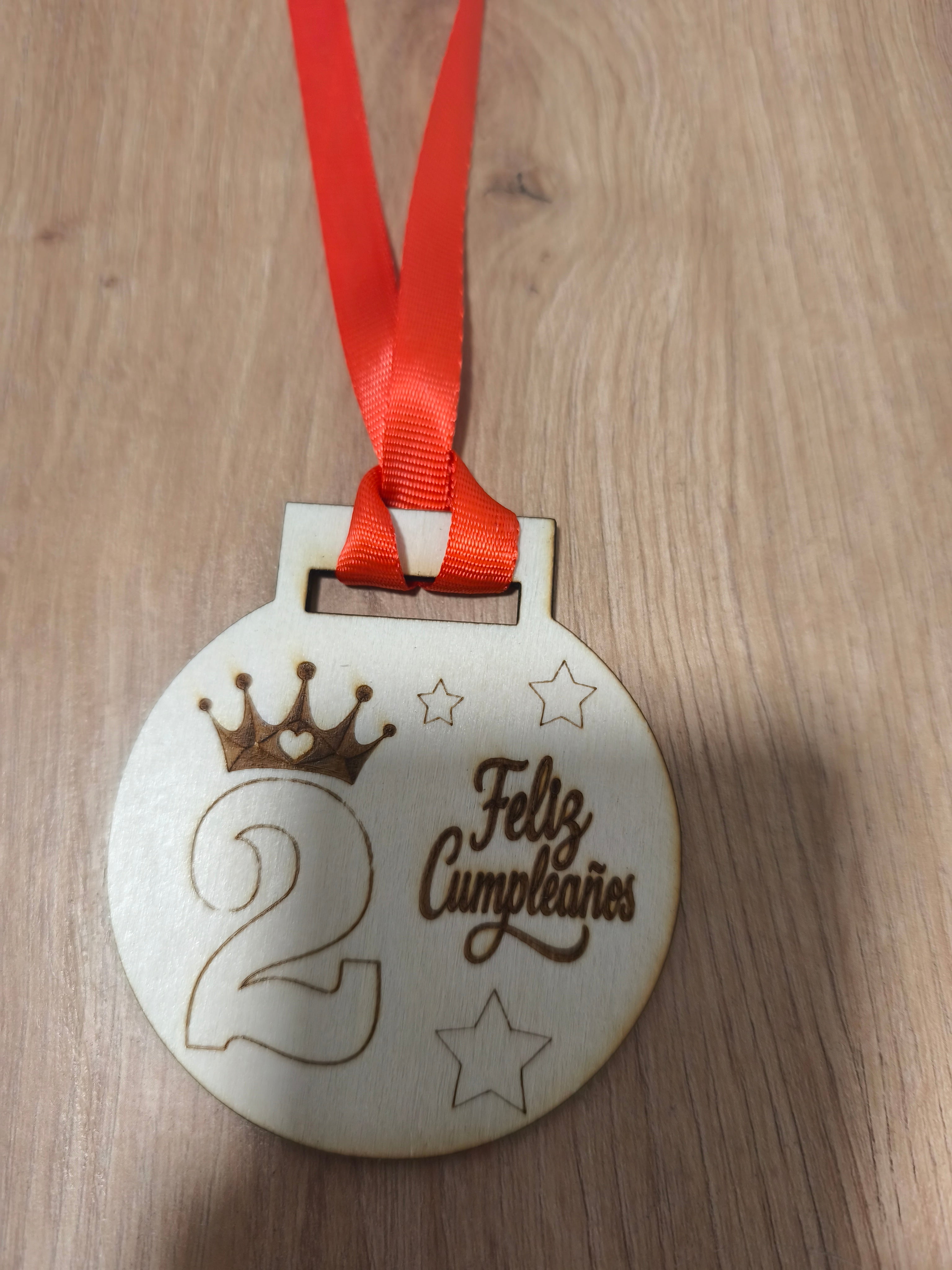 Medallas para cumpleaños